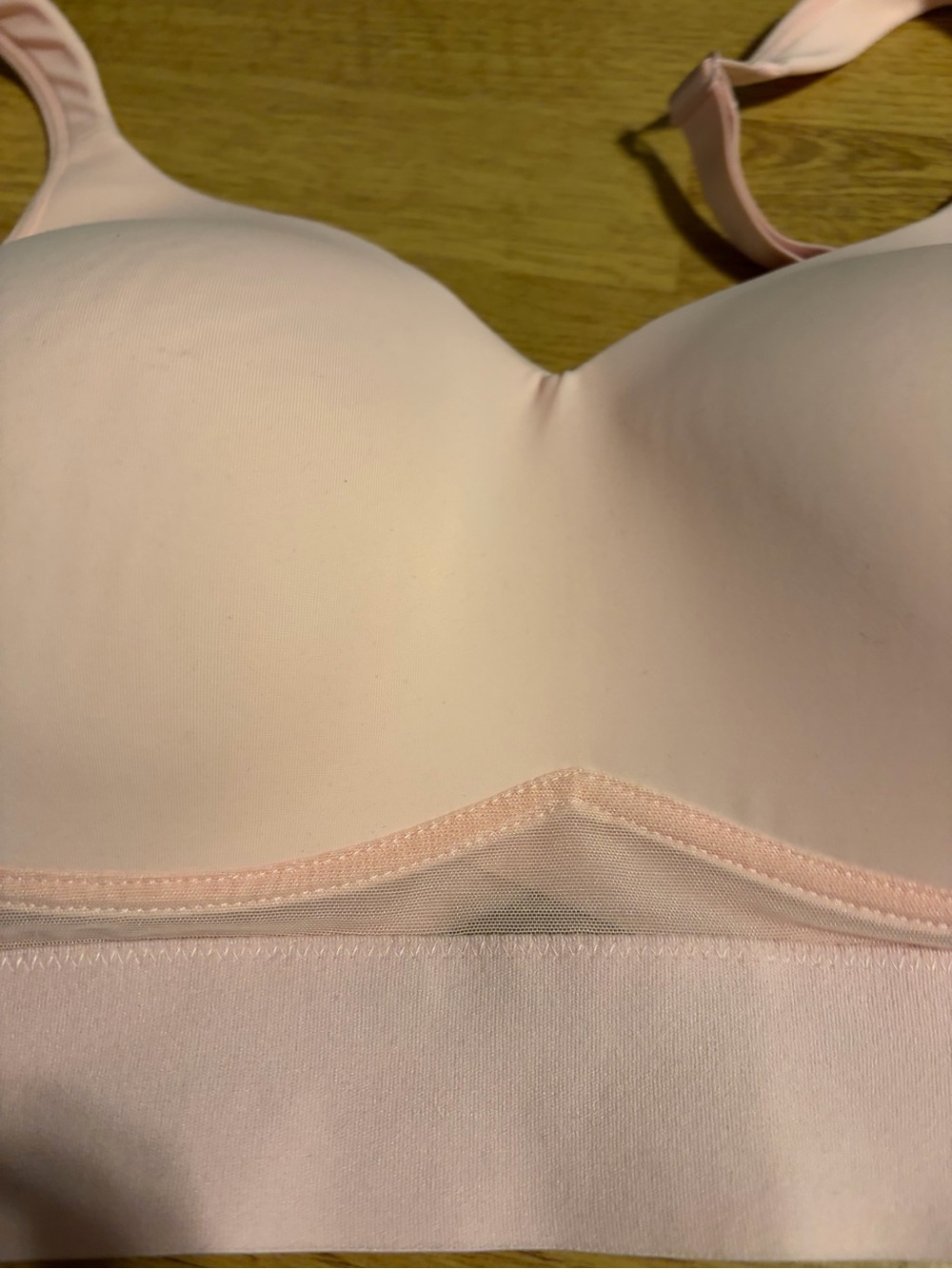Rhonda Shear Light Pink Seamless Molded T-Shirt Bra- NWOT, never worn - Picture 3 of 7